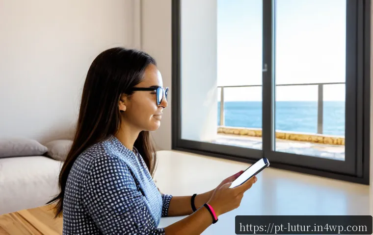 감각 확장 인터페이스의 사용자 피드백 활용법 - Photorealistic usability testing scene in a bright contemporary Lisbon apartment, an adult Portugues...